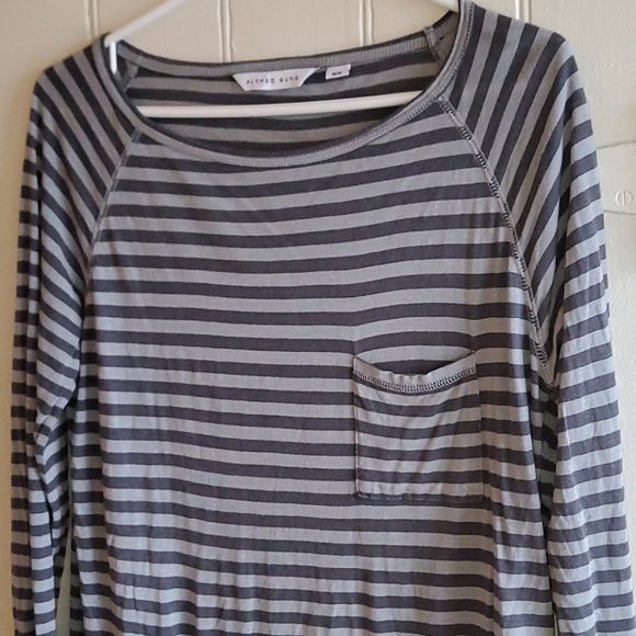 Alfred Sung $20 Fall Linen Blend Top Medium - Picture 3 of 3